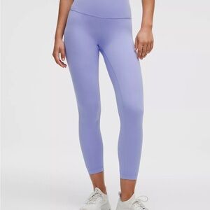 Lululemon Wunder Train High-Rise Tight 25" in Dusty Lilac